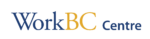 blue and yellow Work BC logo saying "work bc centre"