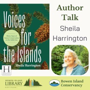 author talk sheila harrington voices for the Islands