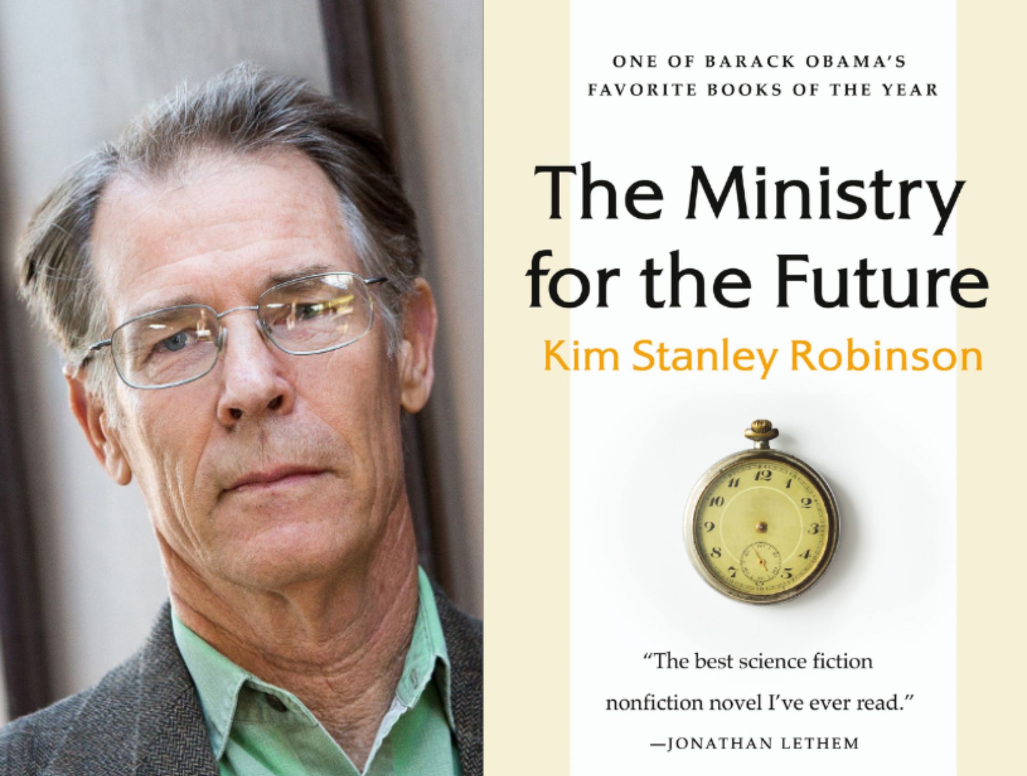 Kim Stanley Robinson and book cover