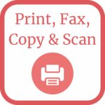 click to get to print fax scan copy information page