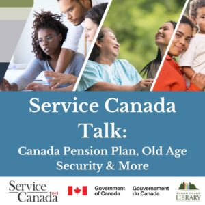 service canada talk on Canada Pension Plan,