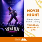 weird al played by daniel radcliffe movie night at the library